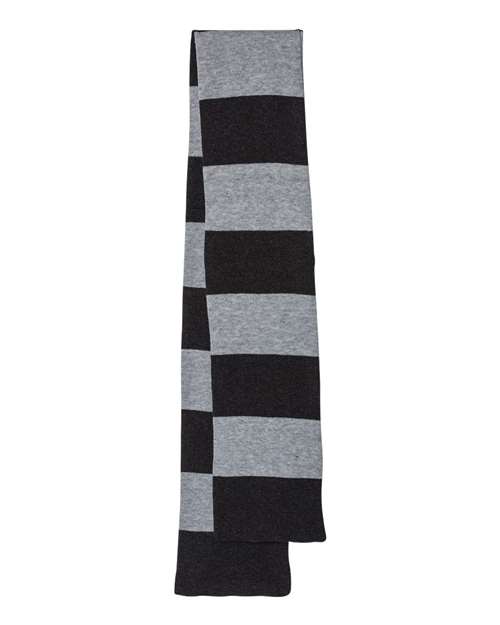 Sportsman Rugby-Striped Knit Scarf SP02