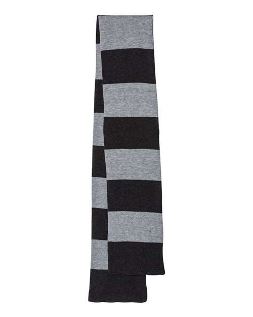 Sportsman Rugby-Striped Knit Scarf SP02