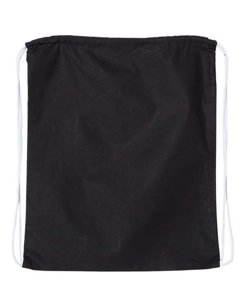 Q-Tees Large Economical Cotton Drawstring Bag Q4500L