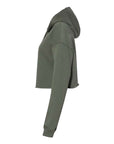 BELLA + CANVAS Women's Crop Fleece Hoodie Sweatshirt 7502