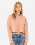 BELLA + CANVAS Women's Crop Fleece Hoodie Sweatshirt 7502