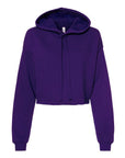 BELLA + CANVAS Women's Crop Fleece Hoodie Sweatshirt 7502