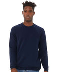 BELLA + CANVAS Unisex Sponge Fleece Raglan Crewneck Sweatshirt 3901