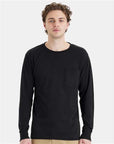 Hanes Unisex Workwear Long Sleeve Pocket T-Shirt W120