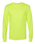 Hanes Unisex Workwear Long Sleeve Pocket T-Shirt W120