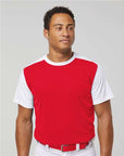 Alleson Athletic Men's Crewneck Pullover Baseball Jersey 532CJ