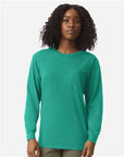 Comfort Colors Unisex Garment-Dyed Heavyweight Long Sleeve Pocket T-Shirt 4410