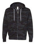Independent Trading Co. Unisex Lightweight Full-Zip Hooded Sweatshirt AFX90UNZ