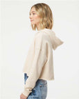 Independent Trading Co. Women’s Lightweight Crop Hooded Sweatshirt AFX64CRP