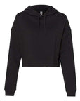 Independent Trading Co. Women’s Lightweight Crop Hooded Sweatshirt AFX64CRP