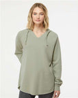 Independent Trading Co. Women’s Lightweight California Wave Wash Hooded Sweatshirt PRM2500
