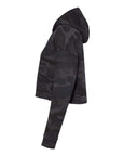 Independent Trading Co. Women’s Lightweight Crop Hooded Sweatshirt AFX64CRP