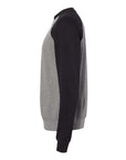 Independent Trading Co. Unisex Special Blend Raglan Crewneck Sweatshirt PRM30SBC