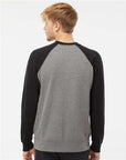 Independent Trading Co. Unisex Special Blend Raglan Crewneck Sweatshirt PRM30SBC