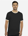 Next Level Unisex Cotton Ringer T-Shirt 3604