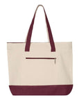 Q-Tees 19L Zippered Tote Q1300