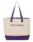 Q-Tees 19L Zippered Tote Q1300