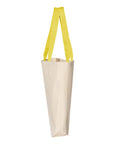 Q-Tees 11L Canvas Tote with Contrast-Color Handles Q4400