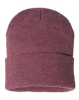 Sportsman 12" Solid Cuffed Beanie SP12