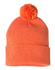 Sportsman 12" Pom-Pom Cuffed Beanie SP15