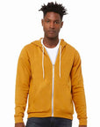 BELLA + CANVAS Unisex Sponge Fleece Full-Zip Hoodie Sweatshirt 3739