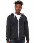 BELLA + CANVAS Unisex Sponge Fleece Full-Zip Hoodie Sweatshirt 3739