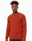 BELLA + CANVAS Unisex Sponge Fleece Raglan Crewneck Sweatshirt 3901