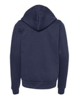 BELLA + CANVAS Youth Sponge Fleece Full-Zip Hoodie Sweatshirt 3739Y