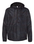 Independent Trading Co. Unisex Lightweight Quarter-Zip Windbreaker Pullover Jacket EXP54LWP