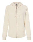 Independent Trading Co. Women's California Wave Wash Full-Zip Hooded Sweatshirt PRM2500Z