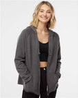 Independent Trading Co. Women's California Wave Wash Full-Zip Hooded Sweatshirt PRM2500Z