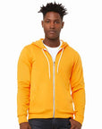 BELLA + CANVAS Unisex Sponge Fleece Full-Zip Hoodie Sweatshirt 3739