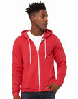 BELLA + CANVAS Unisex Sponge Fleece Full-Zip Hoodie Sweatshirt 3739