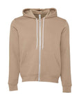 BELLA + CANVAS Unisex Sponge Fleece Full-Zip Hoodie Sweatshirt 3739