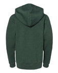 BELLA + CANVAS Youth Sponge Fleece Full-Zip Hoodie Sweatshirt 3739Y