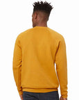 BELLA + CANVAS Unisex Sponge Fleece Raglan Crewneck Sweatshirt 3901