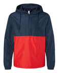 Independent Trading Co. Unisex Lightweight Quarter-Zip Windbreaker Pullover Jacket EXP54LWP