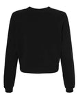 BELLA + CANVAS Women's Crop Raglan Crewneck Sweatshirt 7505
