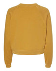 BELLA + CANVAS Women's Crop Raglan Crewneck Sweatshirt 7505