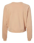 BELLA + CANVAS Women's Crop Raglan Crewneck Sweatshirt 7505