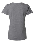 LAT Women's Fine Jersey V-Neck Tee 3507