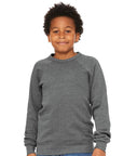 BELLA + CANVAS Youth Sponge Fleece Crewneck Sweatshirt 3901Y