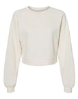 BELLA + CANVAS Women's Crop Raglan Crewneck Sweatshirt 7505