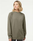 Independent Trading Co. Unisex Icon Lightweight Loopback Terry Crewneck Sweatshirt SS1000C