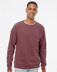 Independent Trading Co. Unisex Icon Lightweight Loopback Terry Crewneck Sweatshirt SS1000C