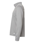 Adidas Men's 3-Stripes Double-Knit Quarter-Zip Pullover A482