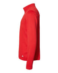 Adidas Men's 3-Stripes Double-Knit Quarter-Zip Pullover A482