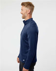 Adidas Men's 3-Stripes Double-Knit Quarter-Zip Pullover A482