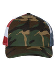 Richardson Printed Mesh Trucker Cap 112PM