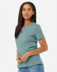 BELLA + CANVAS Women’s Relaxed Fit Heather CVC Tee 6400CVC
